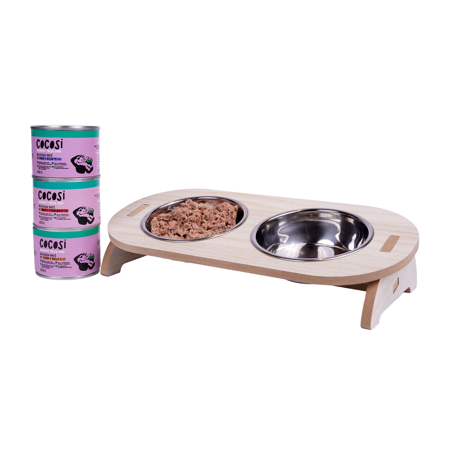 Paté de perro multisabor