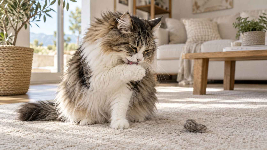 Bolas de pelo en gatos: por qué las forman y cómo reducirlas de verdad