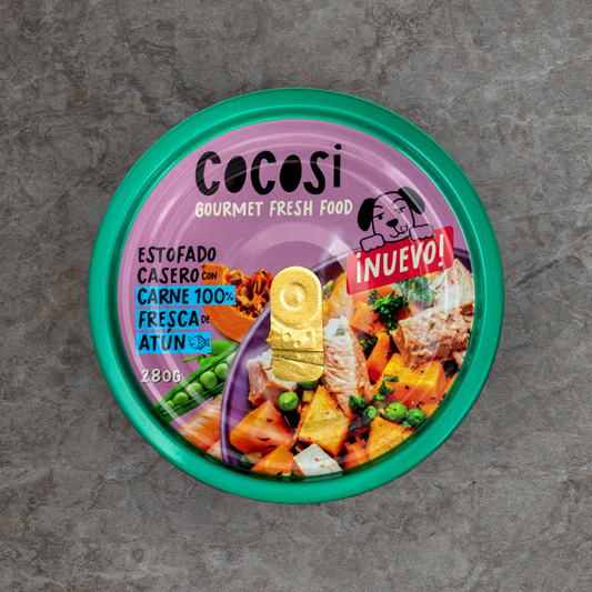 Estofado casero carne 100% fresca de atún