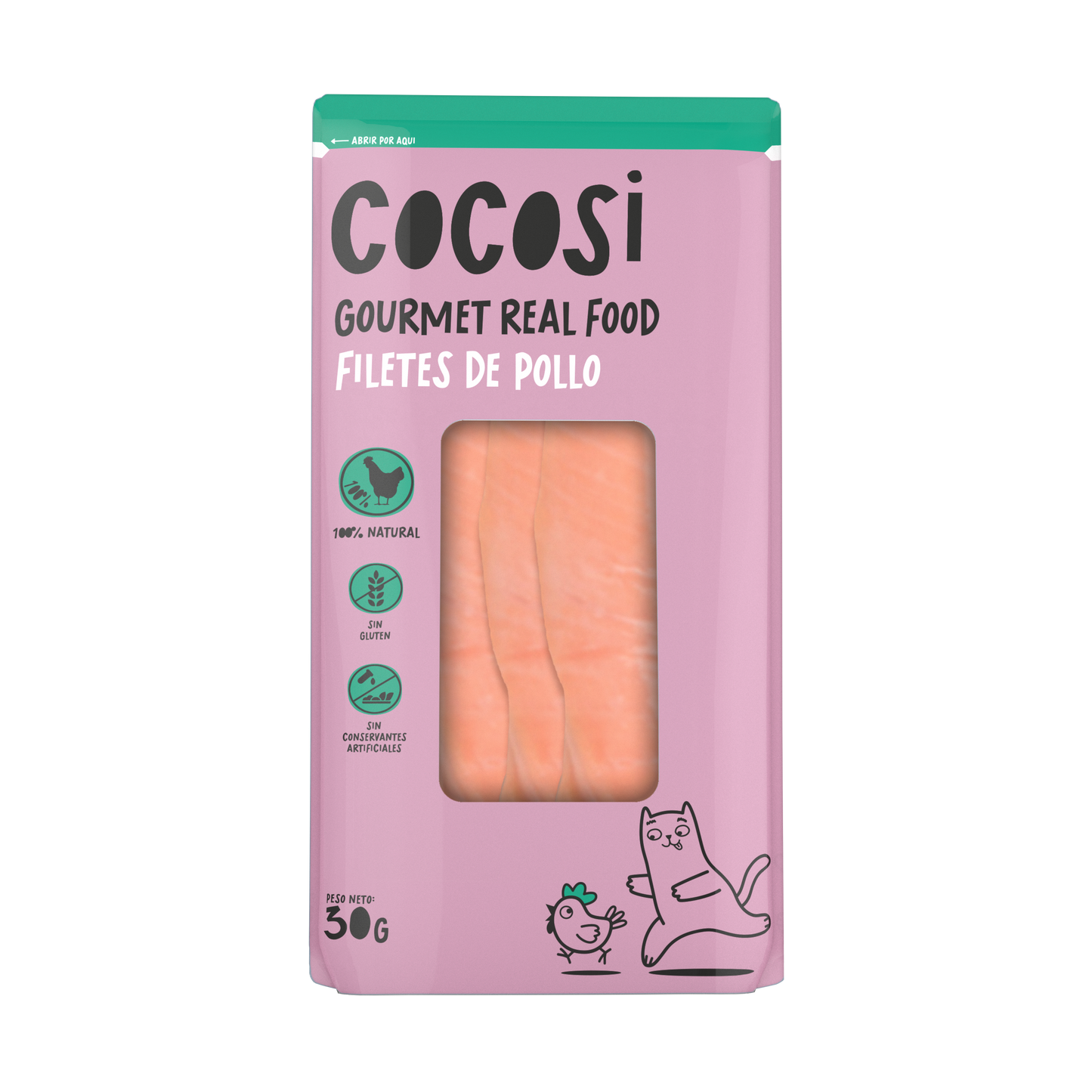 Snack de gato lomo de pollo