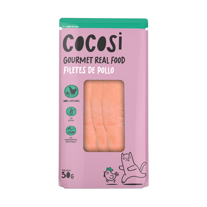 Snack de gato lomo de pollo