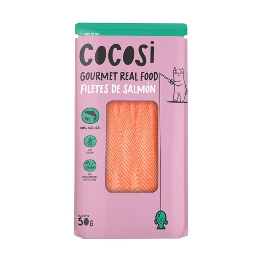 Snack de gato lomo de salmón