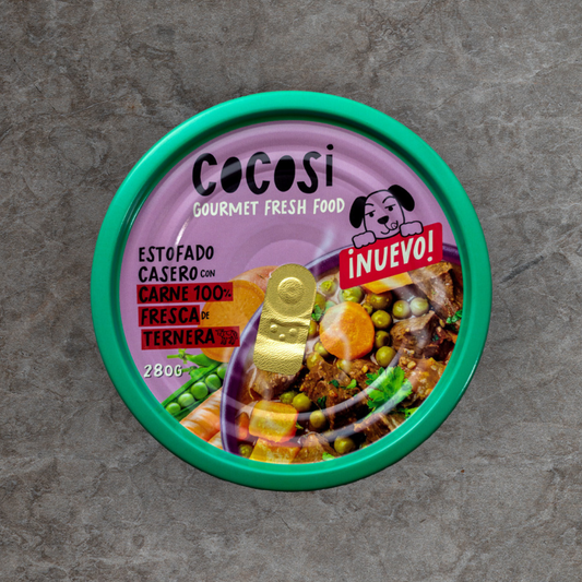 Estofado casero carne 100% fresca de ternera