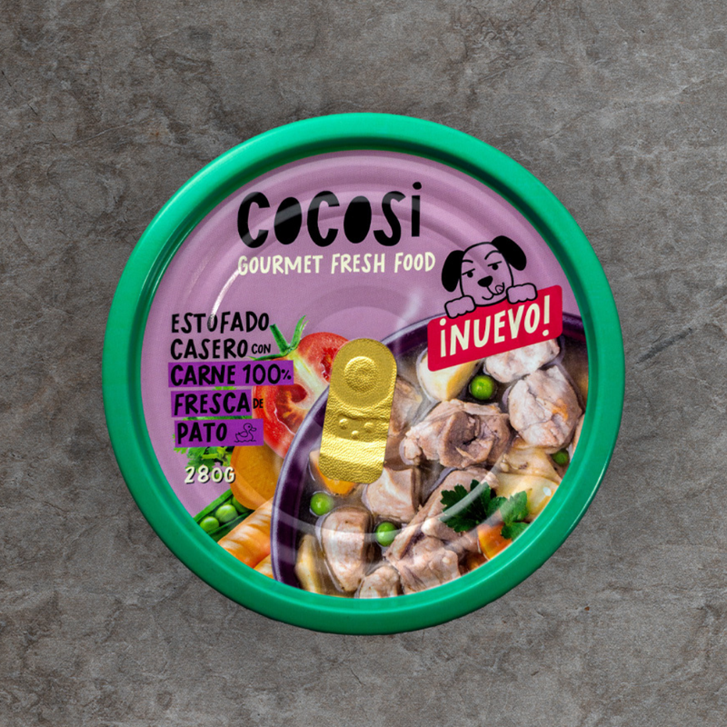 Estofado casero carne 100% fresca de pato