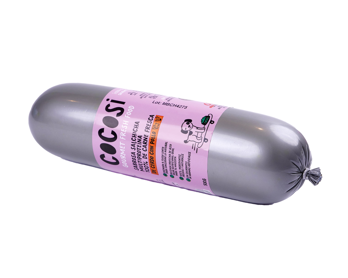 Salchichas para perros sabor cerdo con pollo