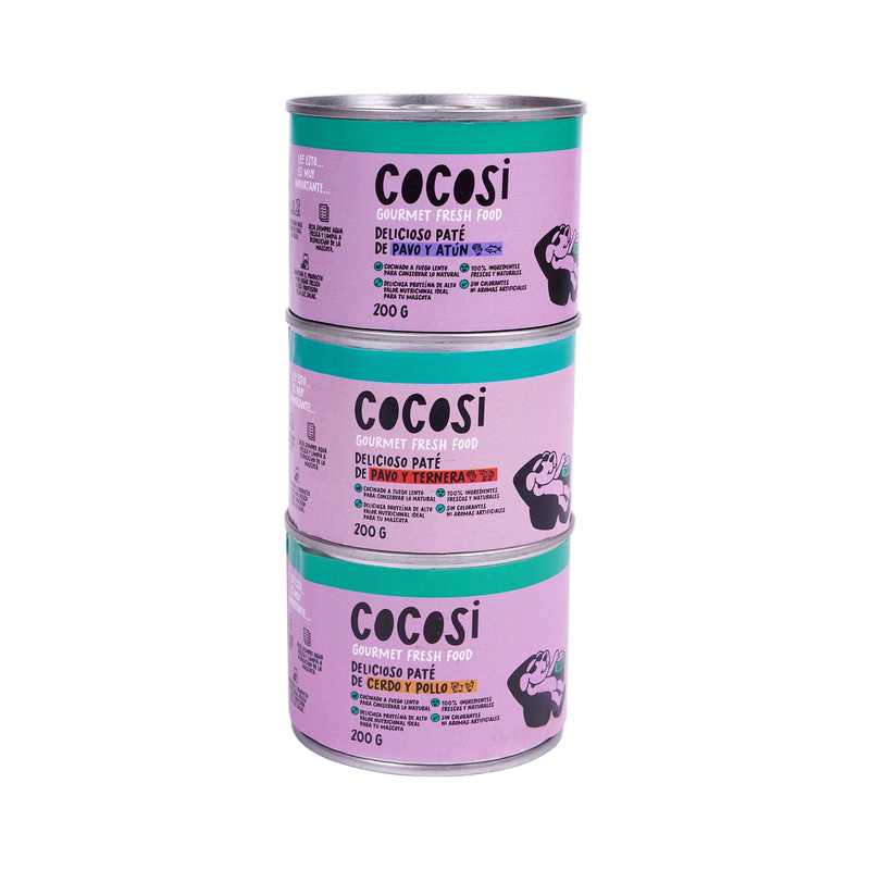 Paté de perro multisabor