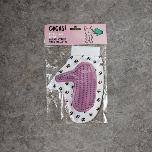 Guante cepillo quitapelos para perro y gato