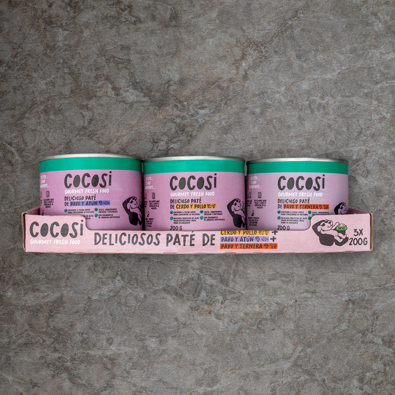 Patés para perro multisabor
