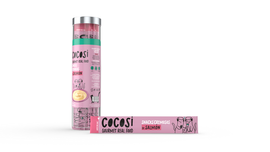 Snack Cremoso para gato de salmón